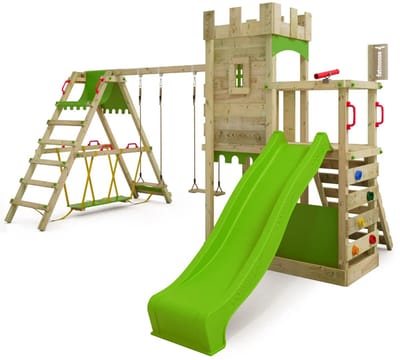 Speeltoestel FATMOOSE BoldBaron Boost XXL met SurfSwing, Schommel en Glijbaan