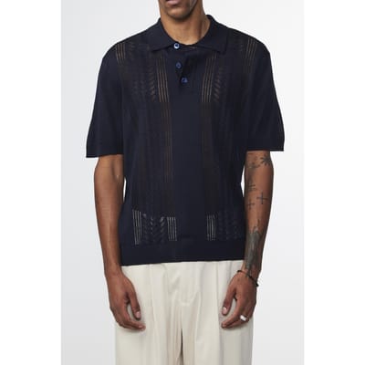 NN.07 Thor Ss Polo 6539 Navy Blue Maat: XL | Poloshirts Outlet | Heren | Blauw