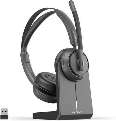 Draadloze Bluetooth Headset met Oplaadstation - Lange Batterijduur