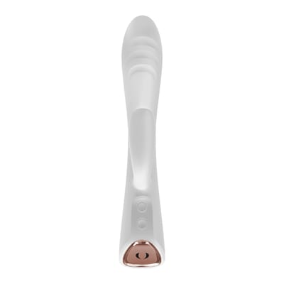 Dorcel - Flexi Rabbit - Verwarmde Tarzan Vibrator - Wit