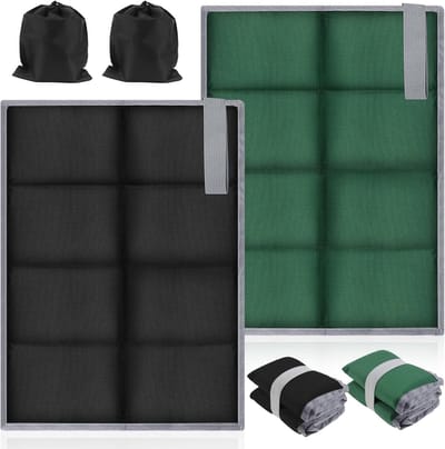 Vouwbare Waterdichte Zitkussens voor Buiten, Tuin, Stadion en Camping - 2 Stuks (39 cm x 29,5 cm)