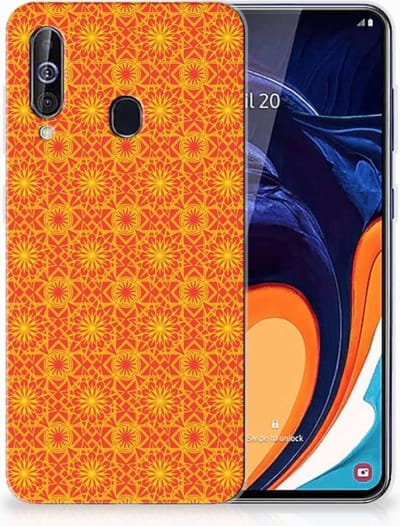 Samsung Galaxy A60 TPU bumper Batik Oranje