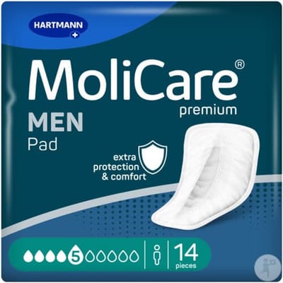 Hartmann Molicare Premium Men Pads 5 druppels - 1 pak van 14 stuks