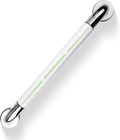 Badkamer Handgreep - Veiligheidsgreep Douche - Valpreventie Thuis - Lichtgevende Strip - 50cm Lengte - Wit