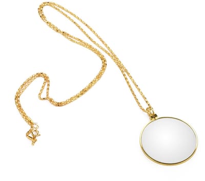 Allecto - Vergrootglas Monocle-lens - 5x Vergrootglas - Duurzaam en optisch glas - Goud - Ideaal voor Sieraden - Geschikt voor Detailwerk - Kleur
