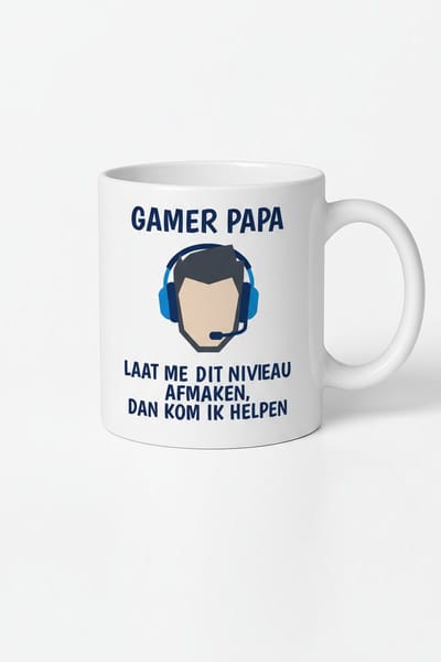 Gamer Papa Mok - Laat me dit niveau afmaken, dan kom ik helpen!