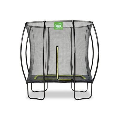 EXIT Silhouette Trampoline 153x214cm - Op Poten - Rechthoekig - Trampoline Buiten - Voor Kinderen - Zwart