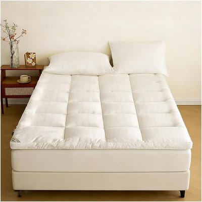 Matrastopper - Oplegger Matras - Comfort Verhoging - Hotelkwaliteit Vulling - 180x200 cm - Wit