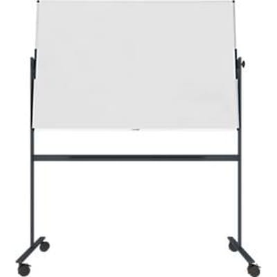 Verrijdbaar en draaibaar whiteboard UNITE Legamaster - aan 2 zijden te gebruiken - gelakt - verschillende afmetingen - grijs onderstel