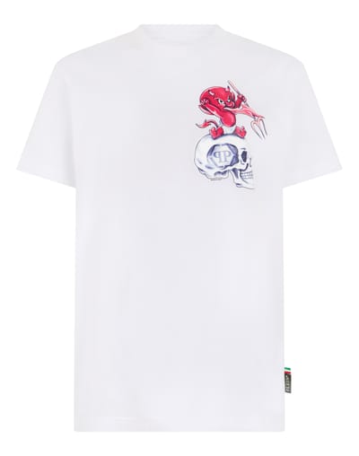 T-Shirt Met Ronde Hals En Korte Mouwen