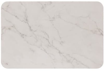 Diatomiet Badmat - Sneldrogende Badkamer Mat - Antislip Steen Badmat - Absorberende Douchemat - Duurzame Diatomite Bath Mat - 60 x 39 cm - Wit