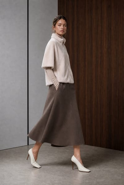 Simba A line jeans skirt | Toupe - Toupe / S