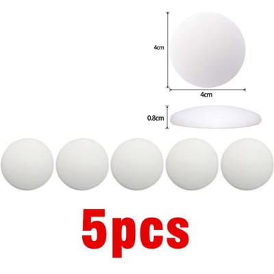 10 stuks Wit Zacht Siliconen Muurbeschermer Zelfklevende Deurklink Bumper Beschermende Plug Antislip Ronde Deurstoppers Demper