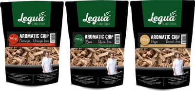Legua Rooksnippers Trio – Sinaasappel, Olijf & Beuken | Duurzaam Rookhout | 3 x 700gram