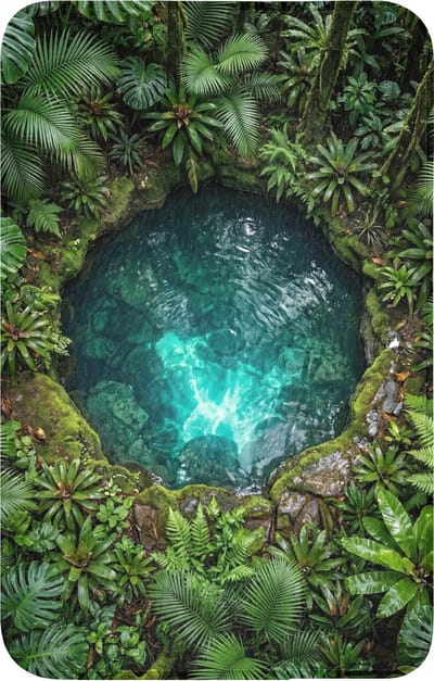 WC mat 50x80 cm - Antislip - Natuur - Jungle - Water - Groen - Toiletmat - Vloermat - Douchemat - Toilet tapijt - Toiletmatten