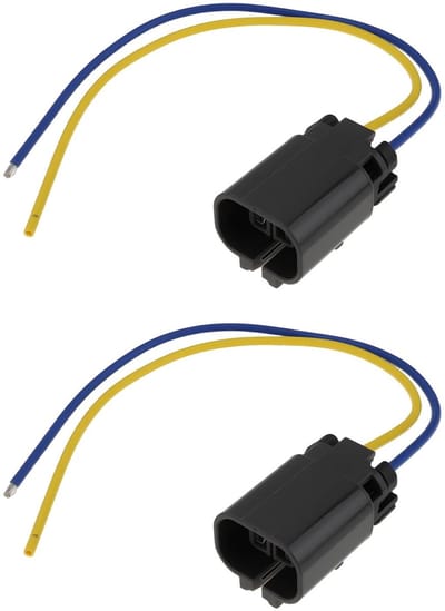 Dailygoods- Dynamo Connector 2-Pins - Reparatie Connector - Compatibel met Nissan - Kabellengte 15cm - Waterdicht en Stofdicht - Perfecte Pasvorm