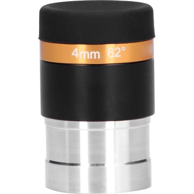 Oculair Groothoek 62 graden Asferisch Oculair Hoge Resolutie Volledig Gecoat voor 1,25 inch Astronomische Telescoop 4mm