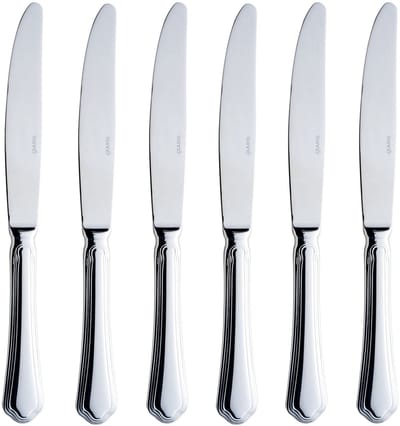 Bonna Tafelmes - Alba - RVS - 25.5 cm - set van 6