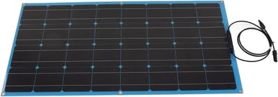 Flexibel Zonnepaneel - Draagbare Oplader - Off-Grid Stroom - Hoge Conversie Efficiëntie - 105 x 54 cm - Zwart