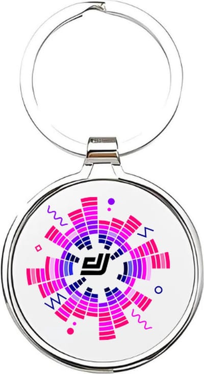 Akyol - dj Sleutelhanger - Dj - de beste dj - artiest - muzikant - feestdj - muziek maken - festival - artiesten - soundboard - platendraaier - radiomaker - cadeau voor een artiest - cadeau voor een muzikant - techno - house - technodj- 4 x 7,5 CM