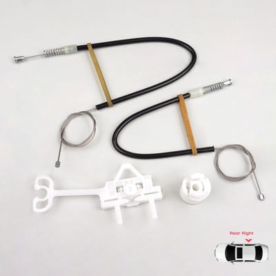 BWR5284 Kit de réparation de régulateur de lève-vitre mécanique manuel arrière droit pour Fiat Linea 323 110 2007-2018 51789673