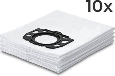 10 stuks Stofzuigerzakken - Geschikt voor Karcher - WD 4/5/6 & MV 4/5/6 Vlies
