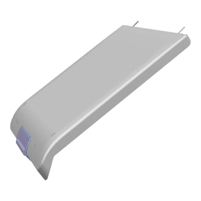 AEG deksel, kompleet, wit/zilver 140228206045