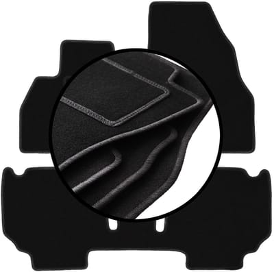 Complete set veloursmatten voor: Renault Kangoo II combivan (2013-)
