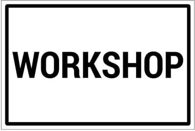 Workshop bord | gecoat dibond materiaal | 30 x 20 cm