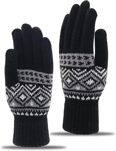 Warme Gebreide Winterhandschoenen met Touchscreen Functionaliteit
