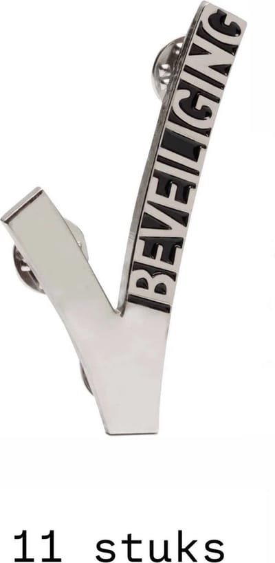Akyol Beveiligingspin - beveiliging - Beveiligingspin 11 stuks - safety - beveiliger - beveiligers - broche - metalen pin