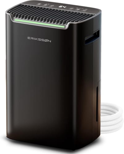 Luchtontvochtiger 20 Liter - Elektrische Ontvochtiger voor Thuis met Digitale Timer en LED Display - Home Dehumidifier met Kinderslot voor Voorkamer, Slaapkamer en Waskamer