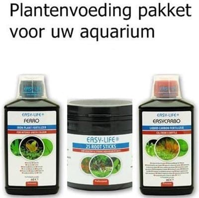 easy-life plantenvoeding pakket start 1x ferro 250 ml / 1x carbo 250 ml / 1x rootdticks