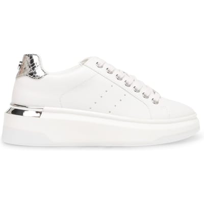 Steve Madden Glacial Sneakers White/silver Größe: 41 | Trainers Outlet | Damen | Weiß