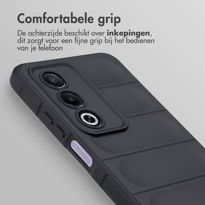 imoshion Hoesje - Geschikt voor Oppo A80 (5G) - EasyGrip Backcover - Zwart