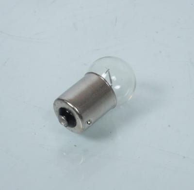 Ampoule blanche Flosser 15025 / BA15s 12V 15W Neuf pour moto scooter auto
