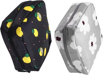 Opbergtas Maandverband - Menstruatietasje Tamponhouder - Persoonlijke Hygiëne - Compacte Stijlvolle Stijl - 13 x 13 x 1 cm