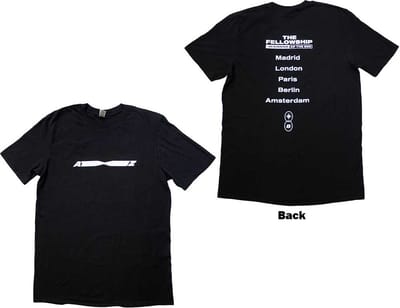 ATEEZ - Fellowship Tour Euro Logo Heren T-shirt - S - Zwart