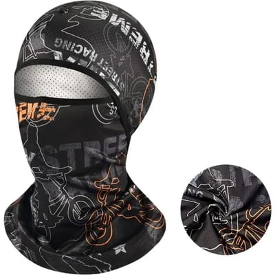 Zomer Coole Balaclava IJszijde Fietsen Volledig Gezicht Kap Zon Anti-UV Bescherming Sport Gezichtsbeschermer Hoofddeksel Fiets Motorfiets Mannen Hoed