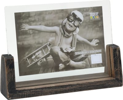 Deknudt Frames fotohouder S67TZ2 H - zwart geschilderd - foto 13x18 cm