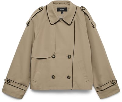 VERO MODA - VMLUCIACHLOE SHORT TRENCHCOAT - Dames - Gewatteerde jassen