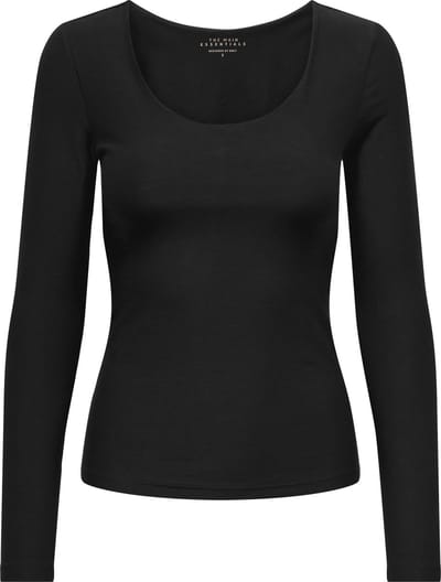 ONLY - ONLCHOICE L/S 2-WAY OVAL NECK TOPBOX JRS - Dames - Blouses