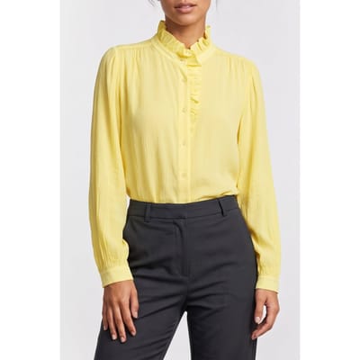 Alchemist Blouse Lux Butter Yellow Größe: 34 | Longsleeves Outlet | Damen | Gelb