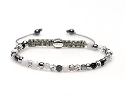 Karma Armband Spiral Hush Hush White Crystal