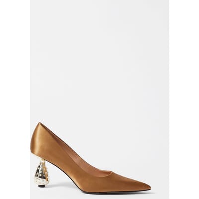 & Other Stories Aleena Pump Gold Maat: 36 | Pumps Outlet | Dames | Bruin