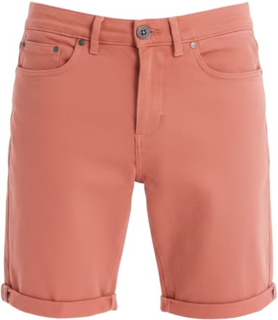 OMBRE Korte Broek - Regular Fit - Katoen - Rits Warmbruin L