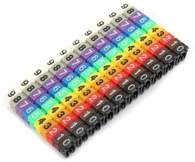 Dailygoody - Draadnummermarkering Multi-type digitale buis