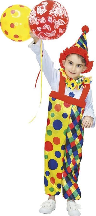 Verkleedkleding - Clown kinderen - 5/6 jaar