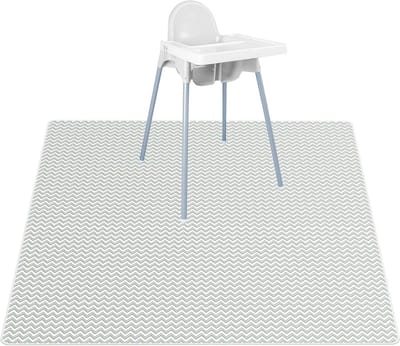 52" Splash Mat voor hoge kinderstoel - Waterdichte morsmat voor eenvoudige reiniging .