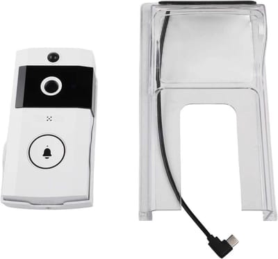 Video Deurbel - Slimme Camera - Thuisbeveiliging - Zonne-energie Aangedreven - 22 x 12 x 8 cm - Wit